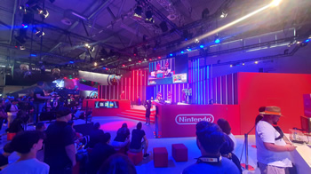 Nintendo Stand auf der Spiele-Messe