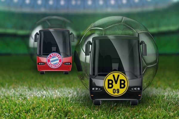 FC Bayer gegen Borussia Dortmund