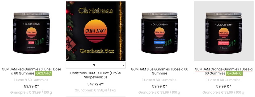 Dr. Juchheim Gum Jam Gummies