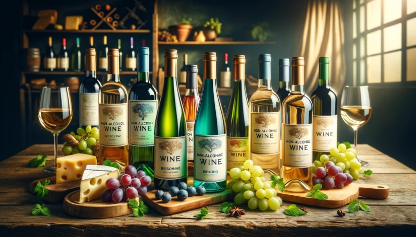 Eine Vielfalt an alkoholfreien Weinsorten: aktuelle Angebote